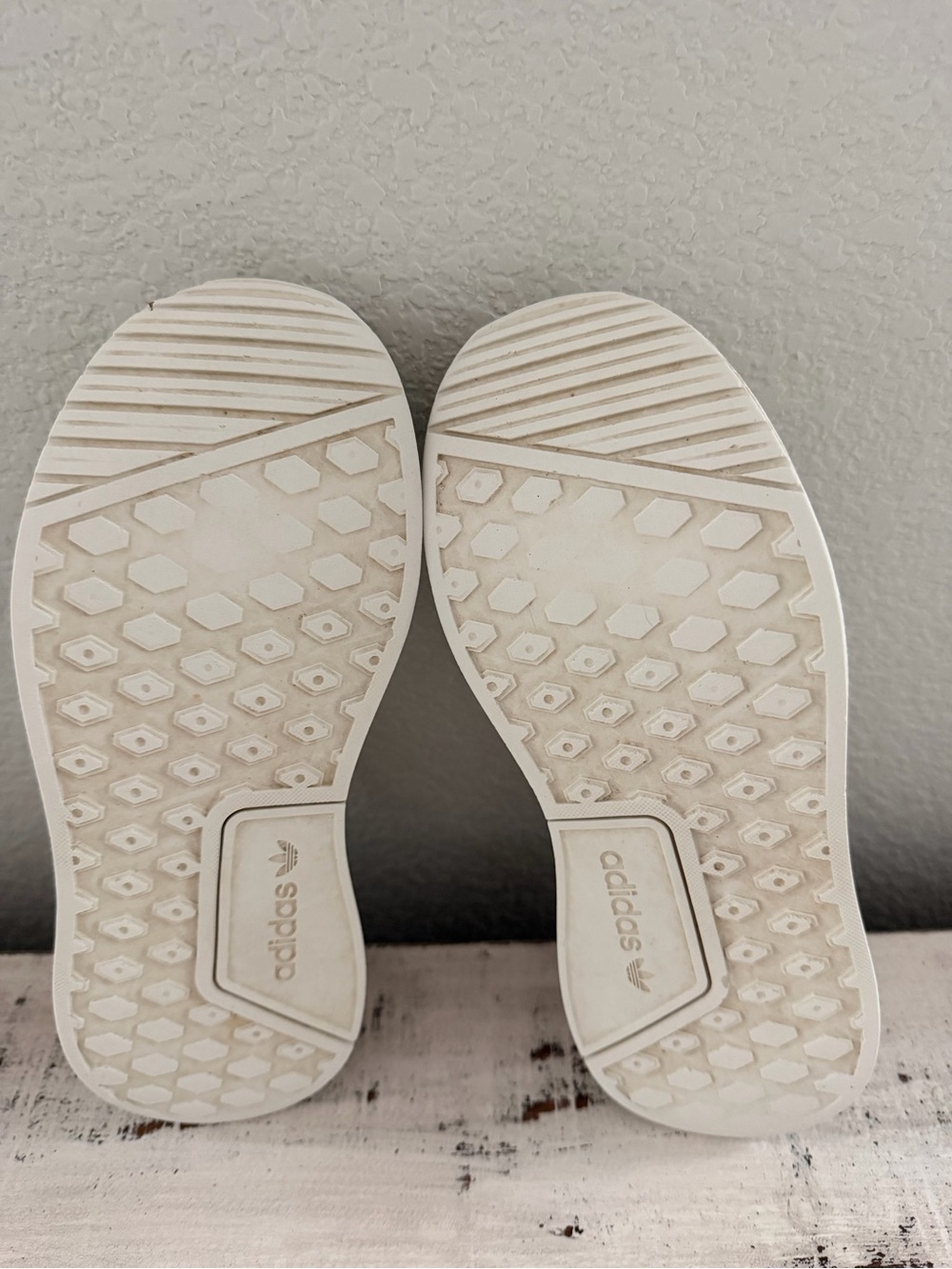 Adidas Originals X_PLR Triple White Mesh Sneakers Kids Size 3.5 Youth EU 35 - Picture 9 of 13
